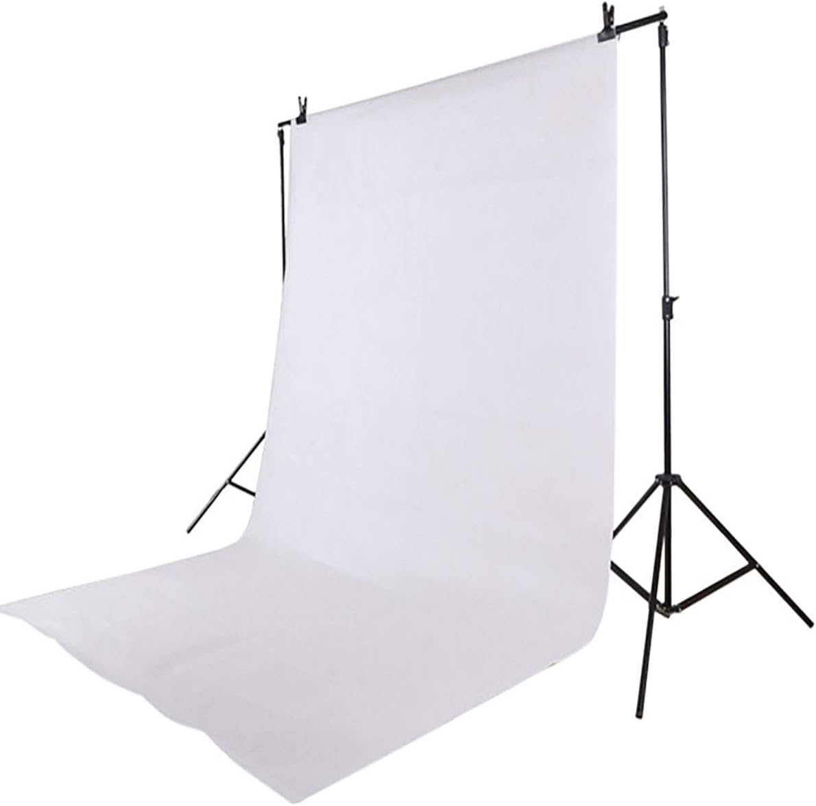 Solid Photography Backdrop Background Chromakey Muslin Portrait Background Screen for Photo Video Studio… (White, 10x7ft)