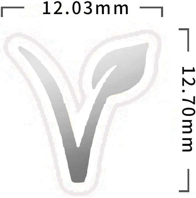 50 Wedding Meal Stickers - Food Identifier & Menu Choice Place Cards for Party Seating - Meal Option Indicator (Silver, Vegan)