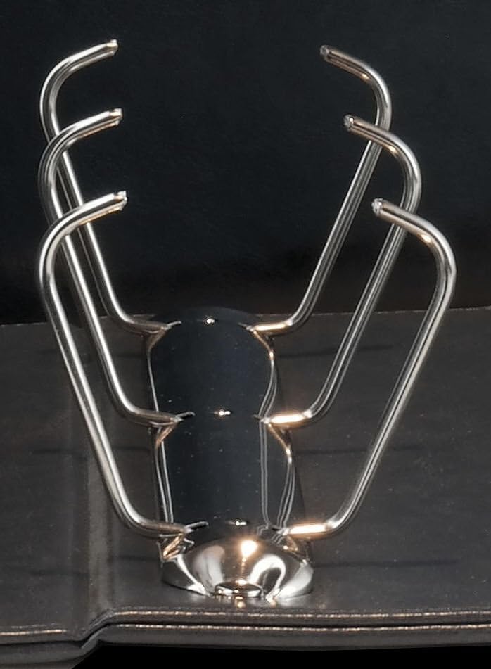 Ursae Minoris Manor Library Deluxe 3 Q-Ring Standard Format Binder for Up to 900 Sports / Trading Cards - Dark Gray