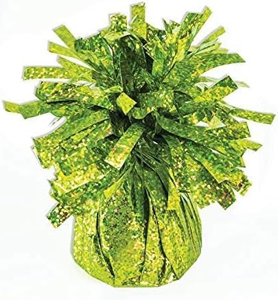 PMU 3 Pcs Kisses Balloon Weights - Decorative Balloon Weight for Christmas, Thanksgiving, Birthday, Party Favors, Wedding & Baby Shower - 6oz. Lime Green, Pkg/3