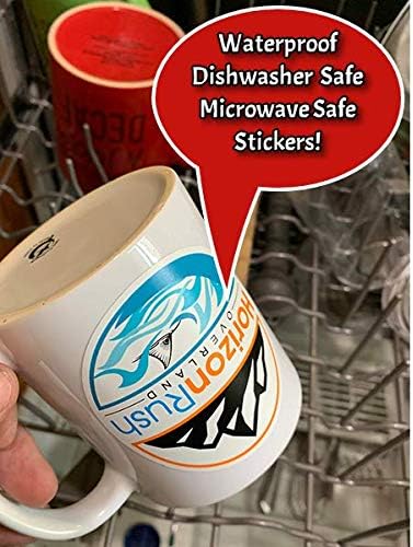 125 3x2 Oval Custom Personalized Stickers Labels Waterproof Dishwasher Safe Vinyl, Made USA, Made Any Text, Image, Logo