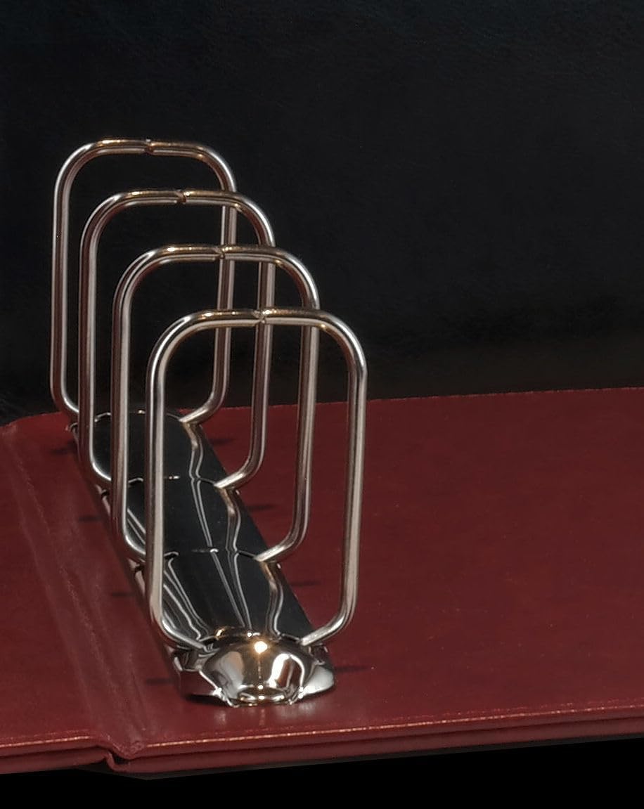 Ursae Minoris Estate Library Deluxe 4 Q-Ring Large Format Binder for Up to 1200 Sports/Trading Cards - Burgundy