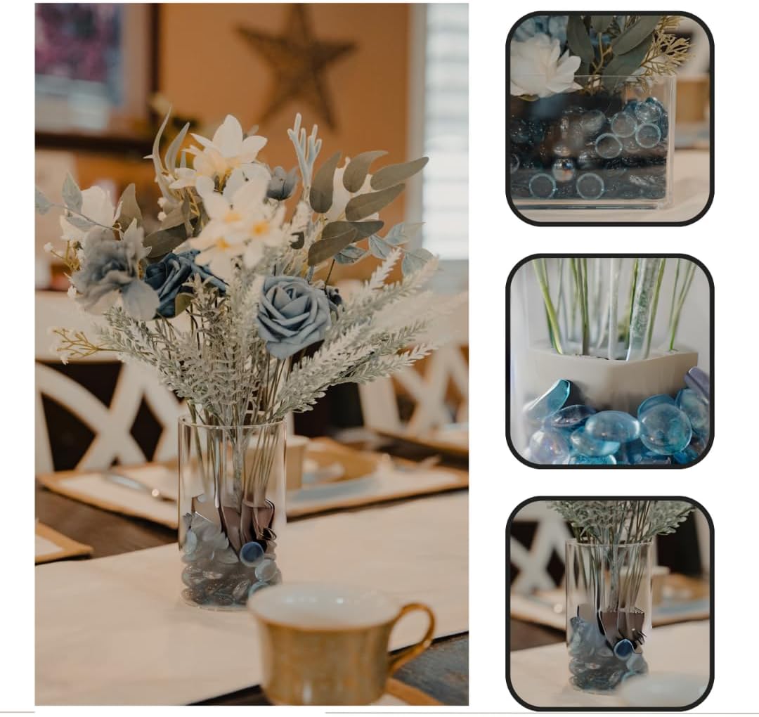 XCEL Floral Foam Block Unlike Any Other - Reusable Floral Blocks Flower Foam for Artificial Flower Arrangements (Cream - 4" x 4" x 3" (8 Pack))