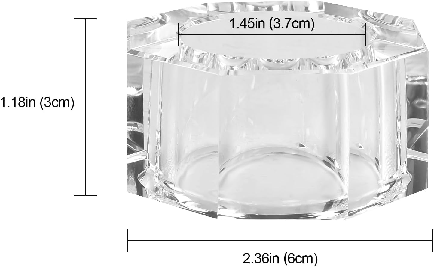 Kitcom Crystal Napkin Rings Set of 4, Mini Napkin Ring for Thanksgiving Day, Family Gathering, Wedding Reception Home Decoration, Comes with Gift Box