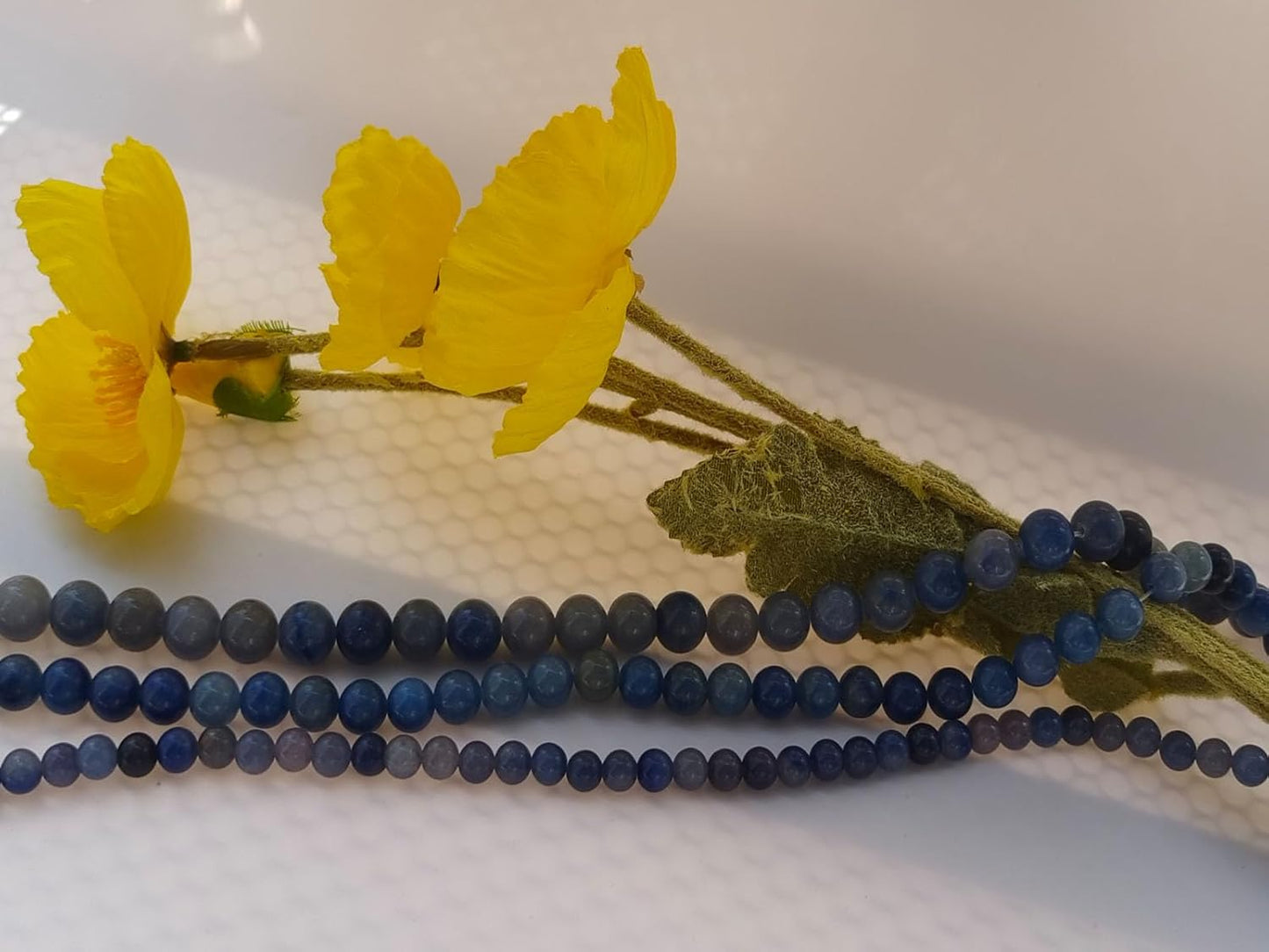 Stone Beads 10mm 60pcs Blue Sodalite Beads Round Loose Gemstones Beads for Bracelet Necklace Jewelry Making (10mm, 61003 Blue Sodalite)