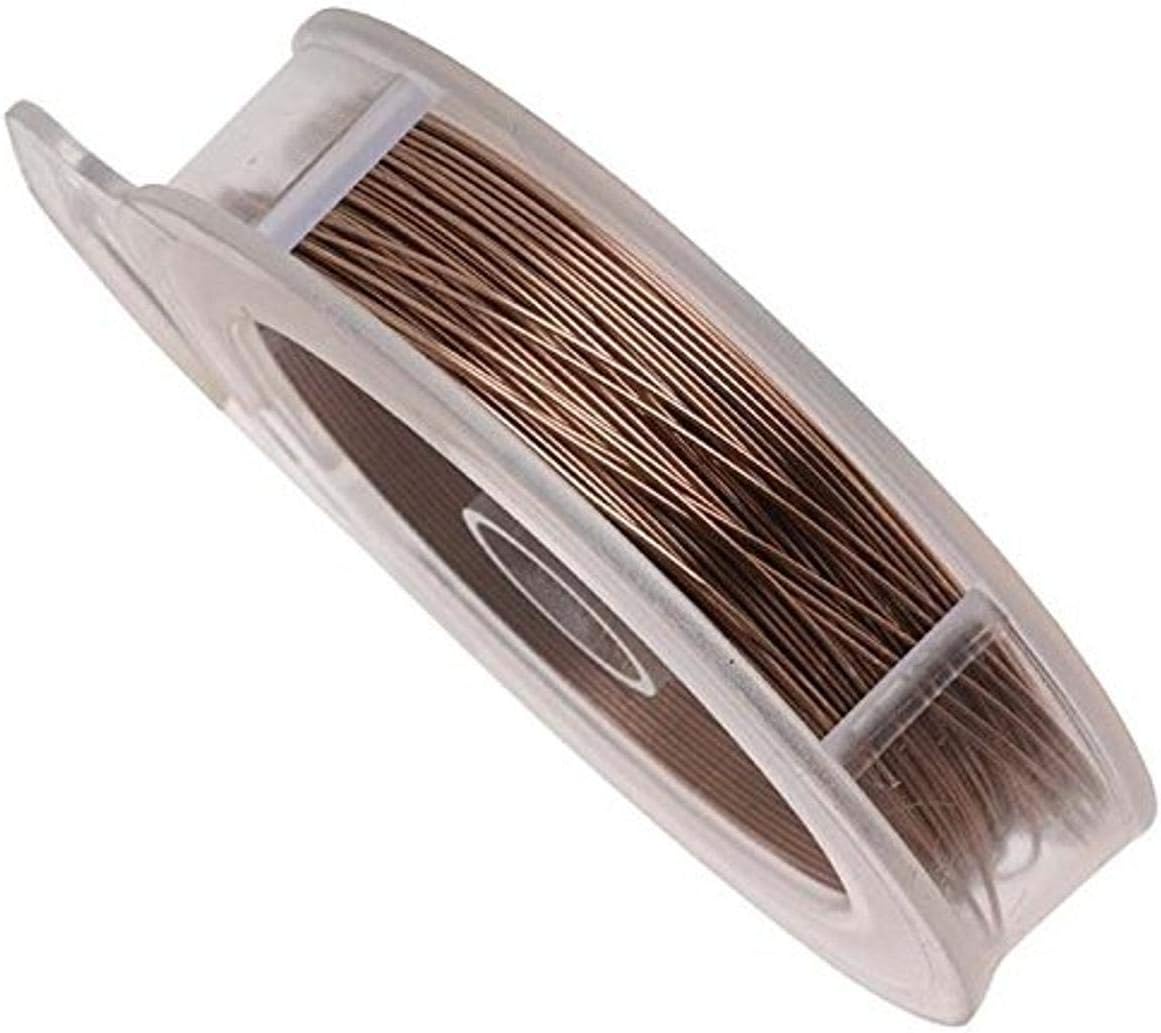 Artistic Wire, 20 Gauge Tarnish Resistant Colored Copper Craft Wire, Antique Brass, 15 yd