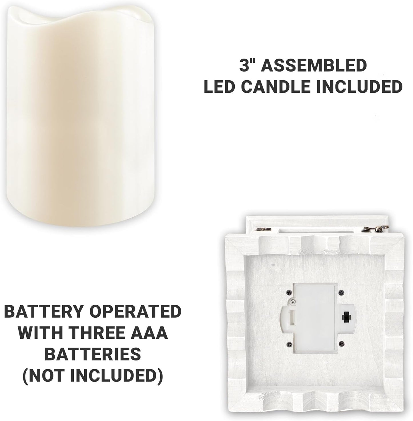 Let's Make Memories Personalized Memorial Lantern - Sympathy - Condolences - LED Candle - Automatic Timer - Wood/Stainless Steel - Copper Finish - A Brave Fight