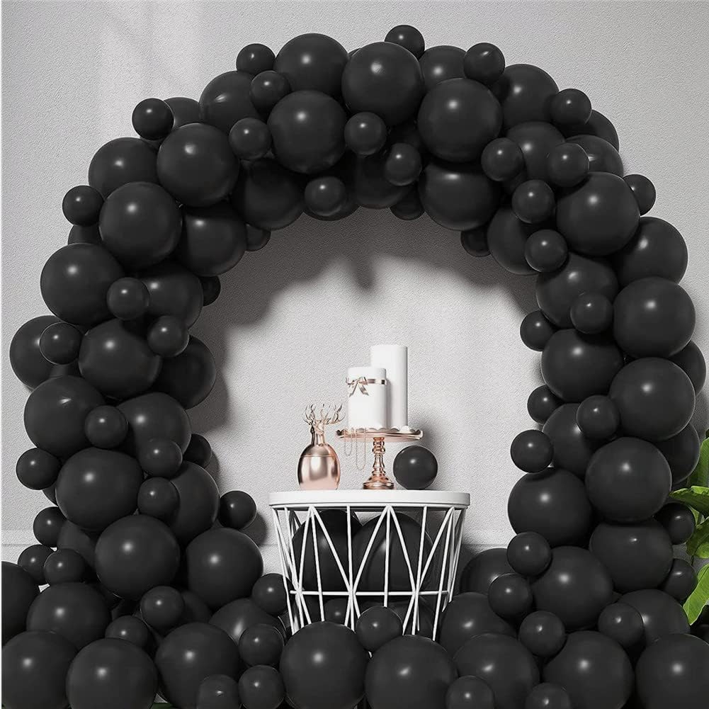 400 Pack Black Balloons, 5 Inch Black Latex Balloons Helium Balloons Party Decorations Supplies