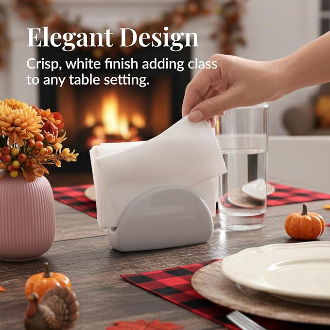 Prestee 200 Disposable Paper Hand Towels That Feel Like Linen Napkins, 2-Ply - Guest Towels, Wedding Paper Napkins, Disposable Napkin for Guest Bathroom, Parties, Dinners, Events (White)