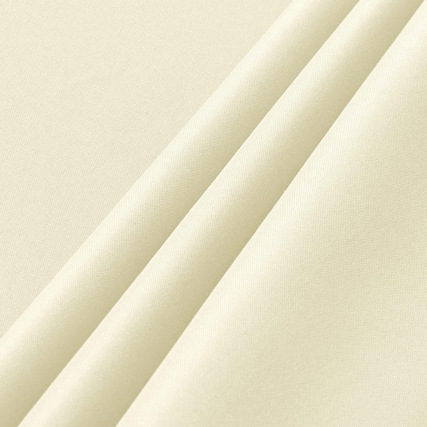 sancua 2 Pack Beige Tablecloth 54 x 78 Inch, Rectangle 4 Feet Table Cloth - Stain and Wrinkle Resistant Washable Polyester Table Cover for Dining Tables, Buffet Parties and Camping