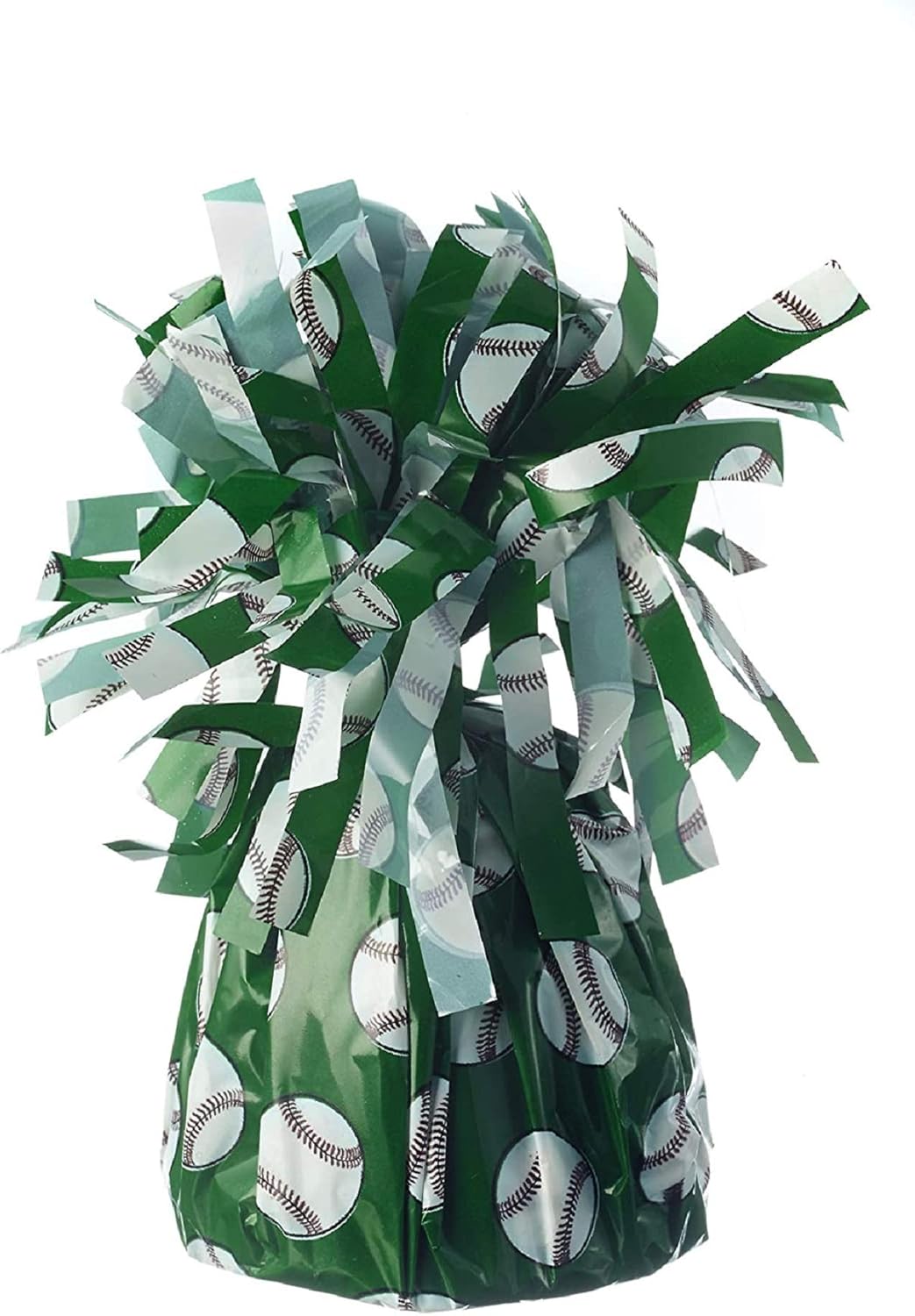 PMU 6 Pcs Baseball Kisses Balloon Weights - Decorative Balloon Weight for Christmas, Thanksgiving, Birthday, Party Favors, Wedding & Baby Shower - 6oz. Baseball, Pkg/6