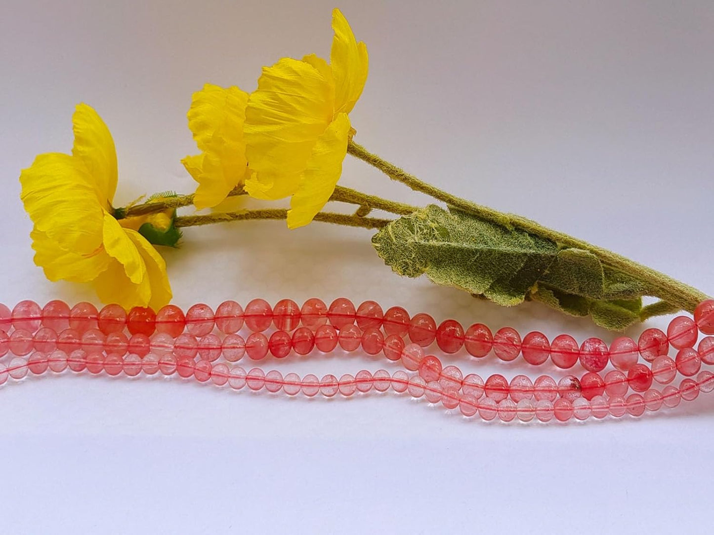 Stone Beads 10mm 60pcs Watermelon Quartz Beads Round Loose Gemstones Beads for Bracelet Necklace Jewelry Making (10mm, 61024 Watermelon Quartz)