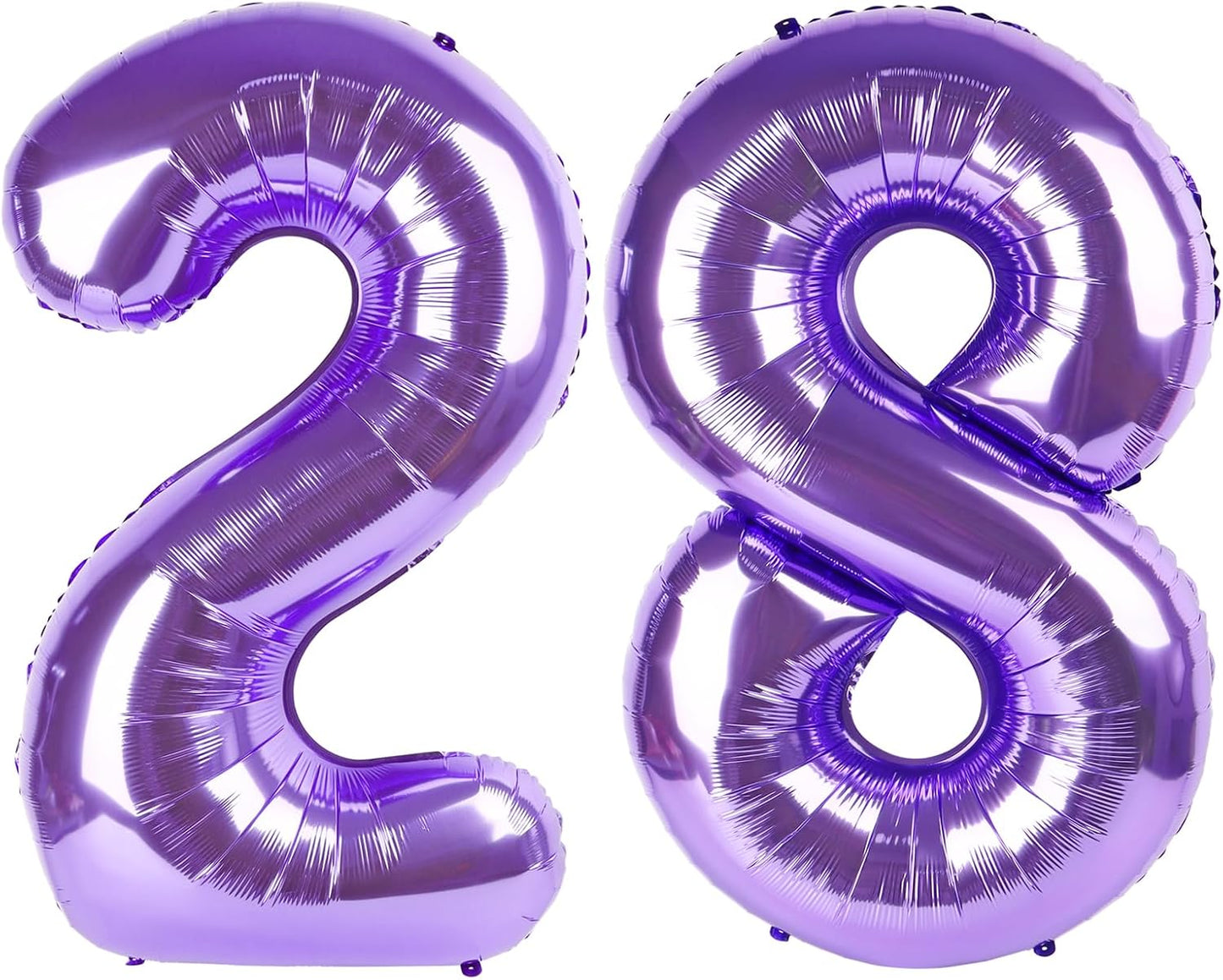 Purple Number 28 Balloon 40 Inch Birthday Decorations, Number 28 Balloon Birthday Party Decoration, Anniversary Decorations Graduations Party Supplies