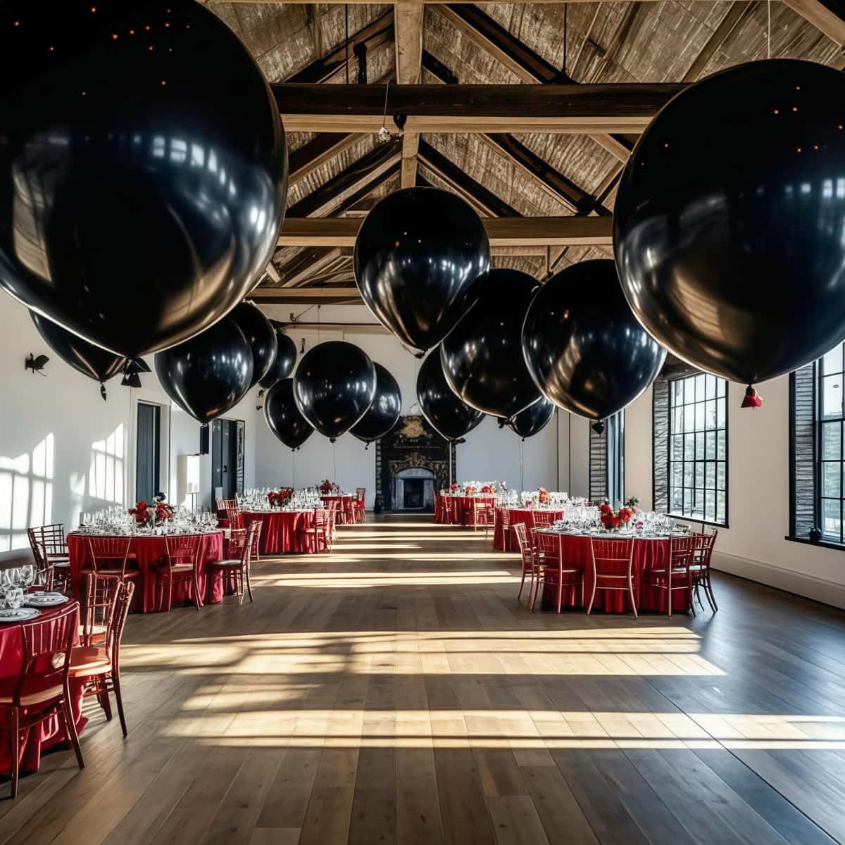 35 Pack Black Balloons 36 Inch Black Latex Party Large Balloon Bulk for Various Party Events Decorations