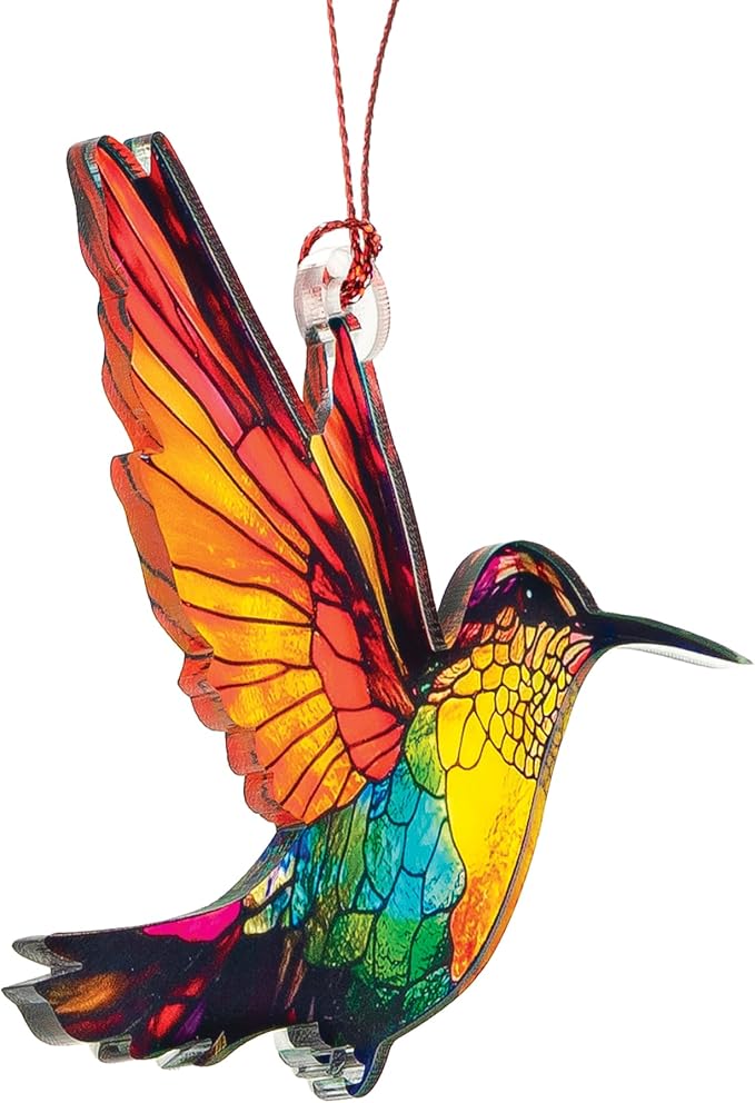 Christmas Ornaments - Hummingbird Christmas Ornament - Hummingbird Gifts for Women - Bird Ornaments for Christmas Tree - Hanging Decor for Xmas Tree - Christmas Ornament 2025 - Gift Exchange