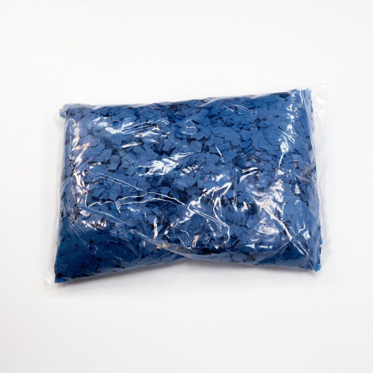 Biodegradable Dark Blue, Dark Blue Color - Fluttering Tissue Paper Squares for Confetti Cannon and Launcher Use, Table Decorations, and More (20 Handfuls per Bag, 1 lb)