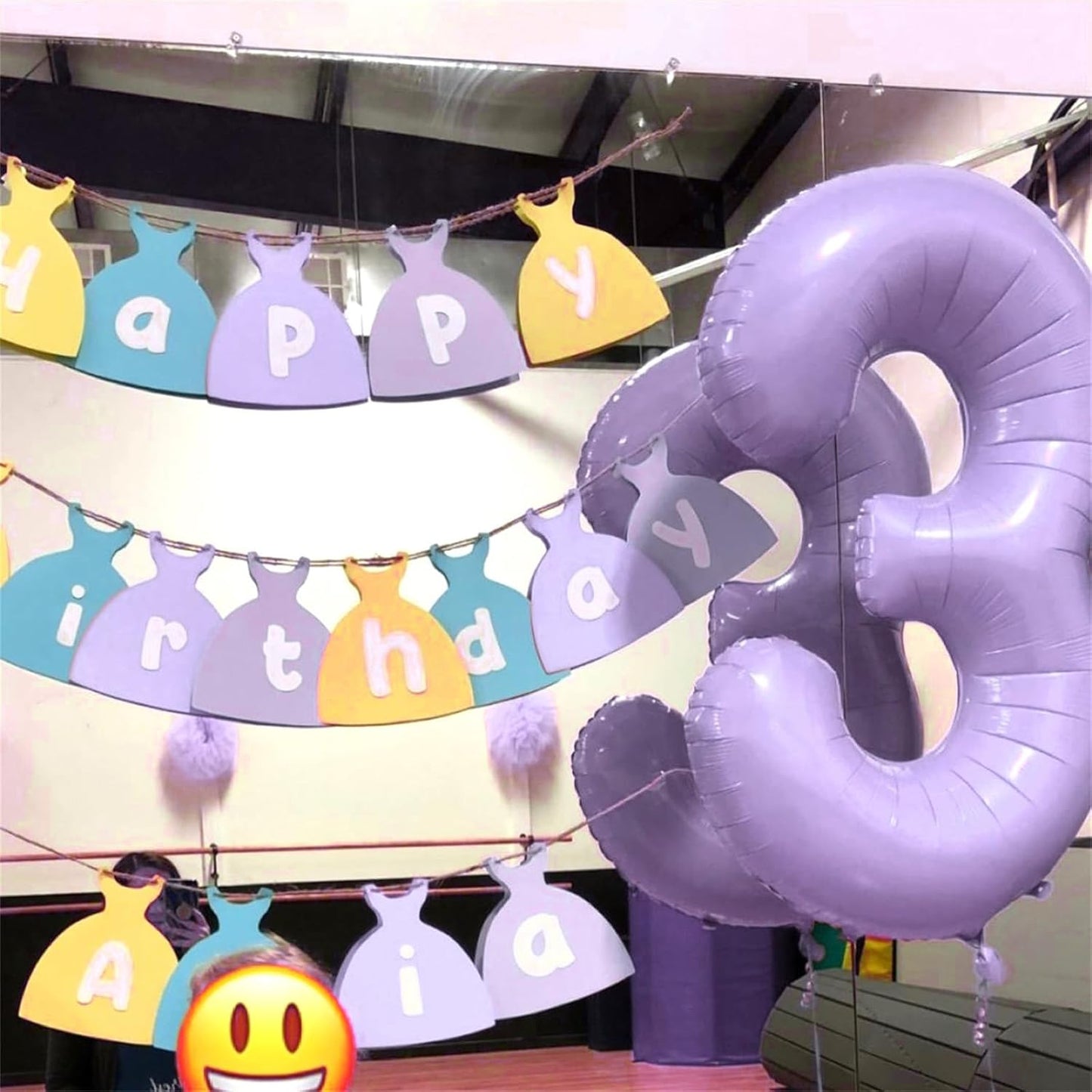 Pastel Purple Number 70 Birthday Balloons, 40 Inch Large Light Purple Mylar Foil Number 7 & 0 Balloons for 70 Year Old Women, Lavender 70th Birthday Balloons for 7th 70th Anniversary Party Decorations