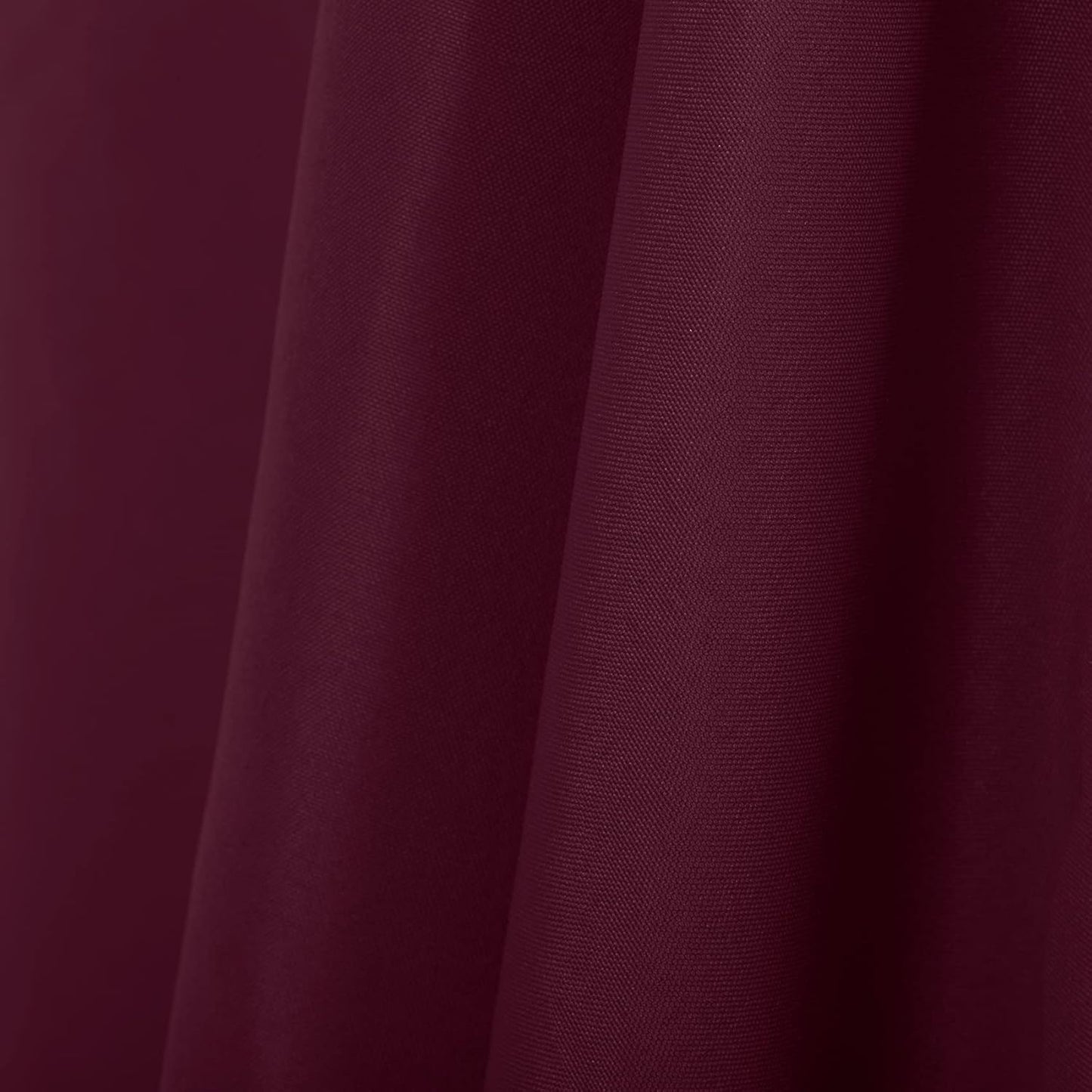 Ascoza 2pack 90x156 Inch Burgundy Rectangular Tablecloth 6 Feet Table Cloth in Polyester Fabric for Wedding/Banquet/Restaurant/Parties