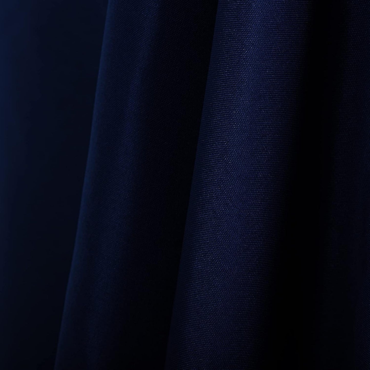 Ascoza 2pack 90x132 Inch Navy Rectangular Tablecloth 8 Feet Table Cloth in Polyester Fabric for Wedding/Banquet/Restaurant/Parties