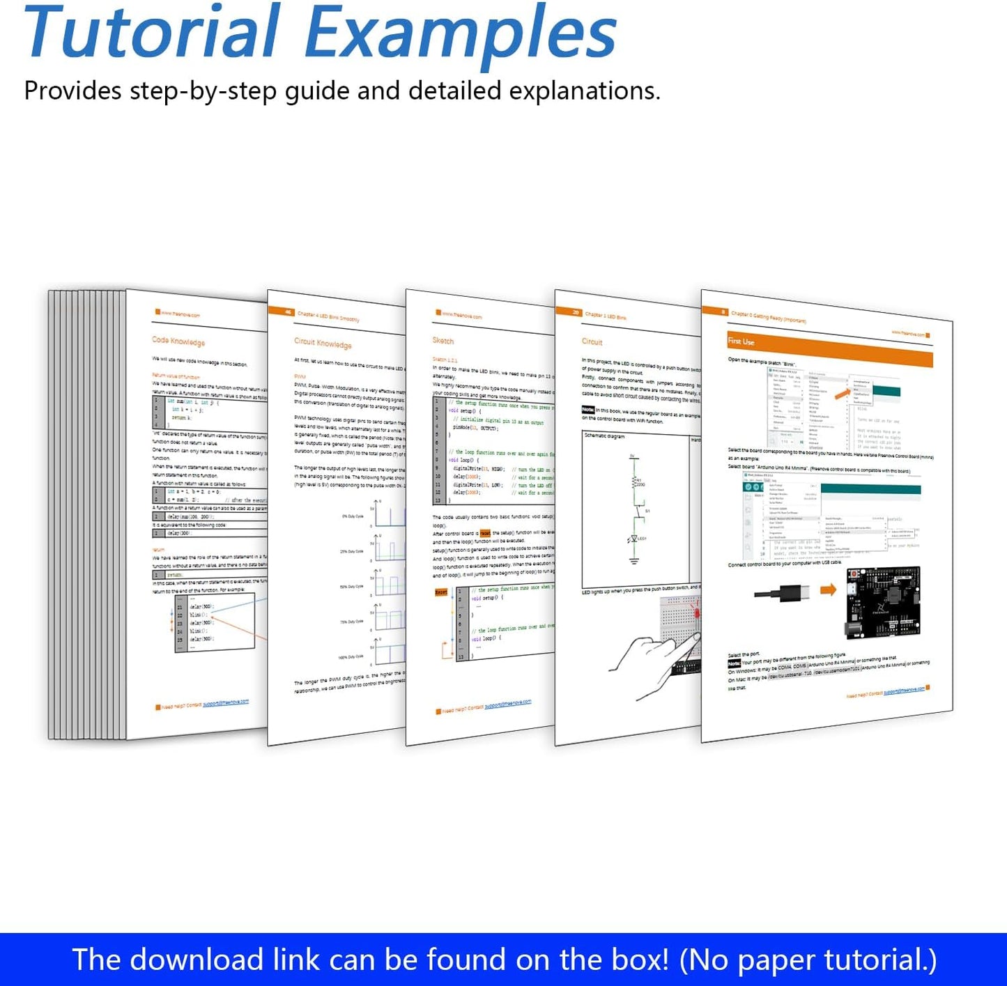 Freenove Complete Starter Kit with Board V5 Rev4 WiFi (Compatible with Arduino IDE), Arm Cortex-M4 Microcontroller, Onboard ESP32-S3, 474-Page Detailed Tutorial, 343 Items, 90 Projects
