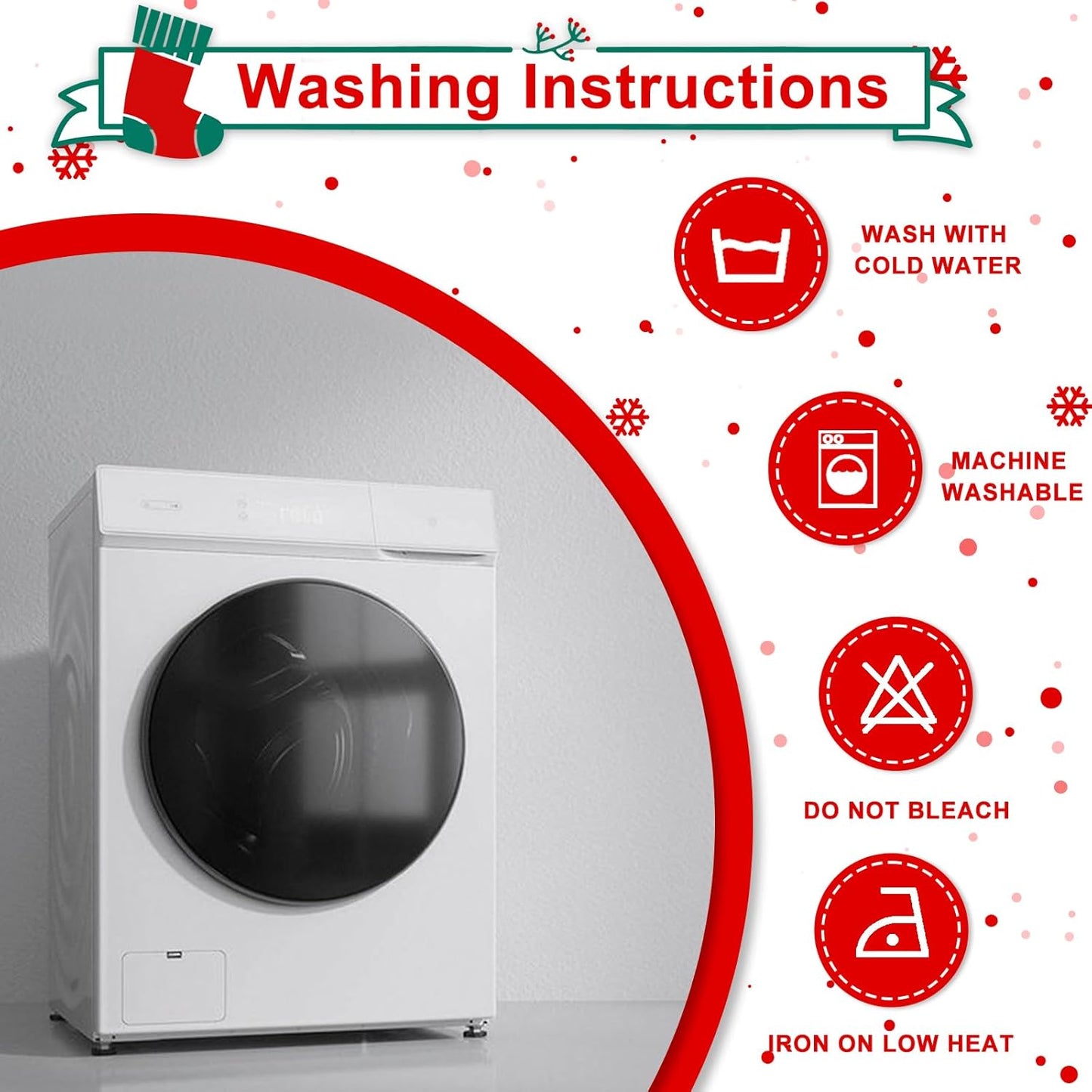 Hiasan 2 Pieces Red Tablecloth Rectangle - Wateproof and Spillproof Kitchen Christmas Washable Polyester Table Cloth for Dining Room, 54 x 108 Inch