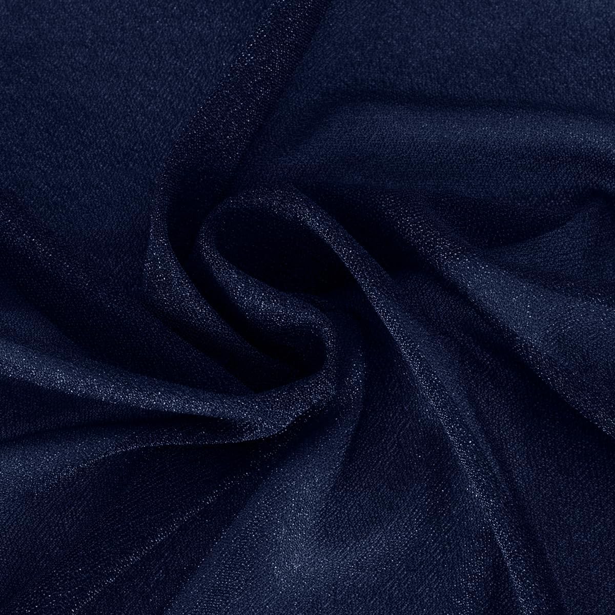 Fall Navy Blue 2 Panels Wedding Arch Draping Fabric 29" x 20Ft Sheer Drapes Outdoor Curtain for Wedding Party Baby Bridal Shower Arch Ceiling Backdrop Decor
