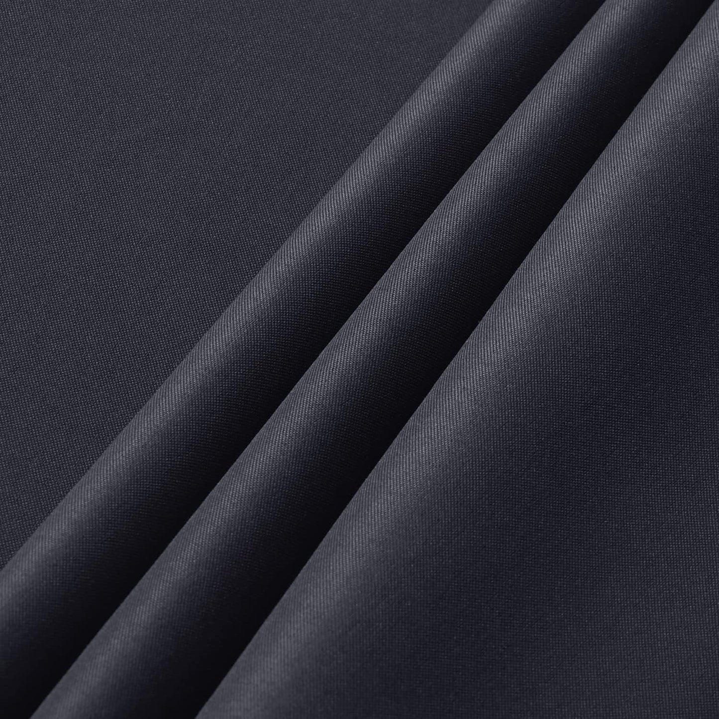 sancua 2 Pack Dark Grey Tablecloth 60 x 84 Inch, Rectangle 4 Feet Table Cloth - Stain and Wrinkle Resistant Washable Polyester Table Cover for Dining Tables, Buffet Parties and Camping