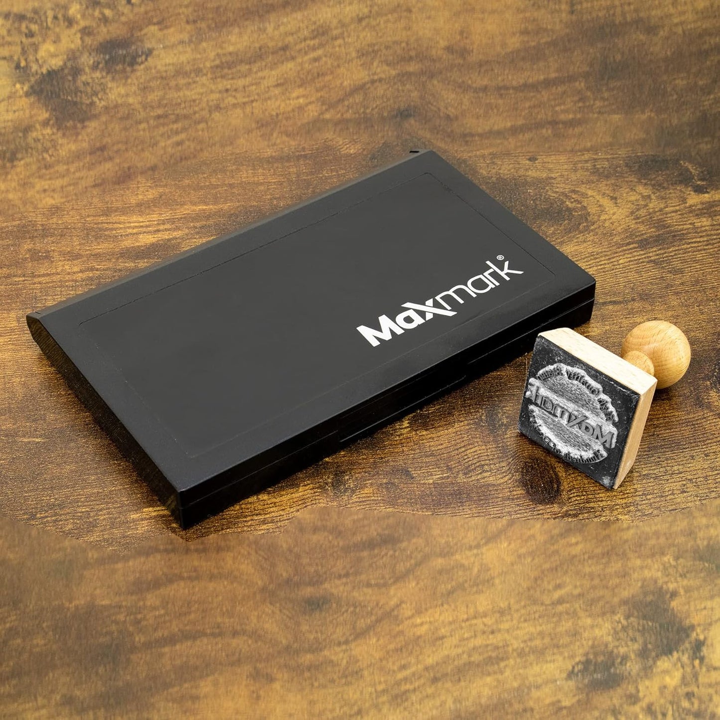 MaxMark Large Dry Stamp Pad - 4-1/4" by 7-1/4" - Premium Quality Felt Pad