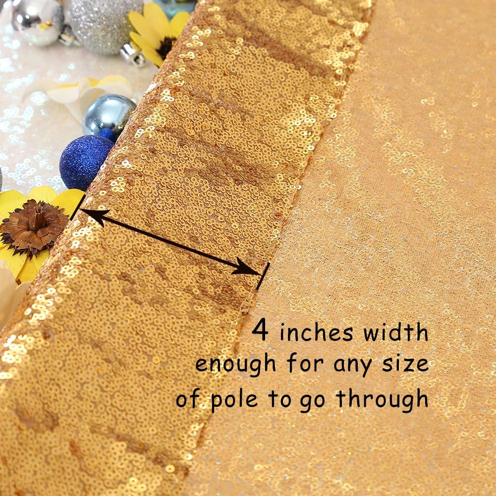 Poise3EHome Silver Sequin Backdrop, 4FT x 7FT Sequin Photography Backdrop Curtain for Party Decoration