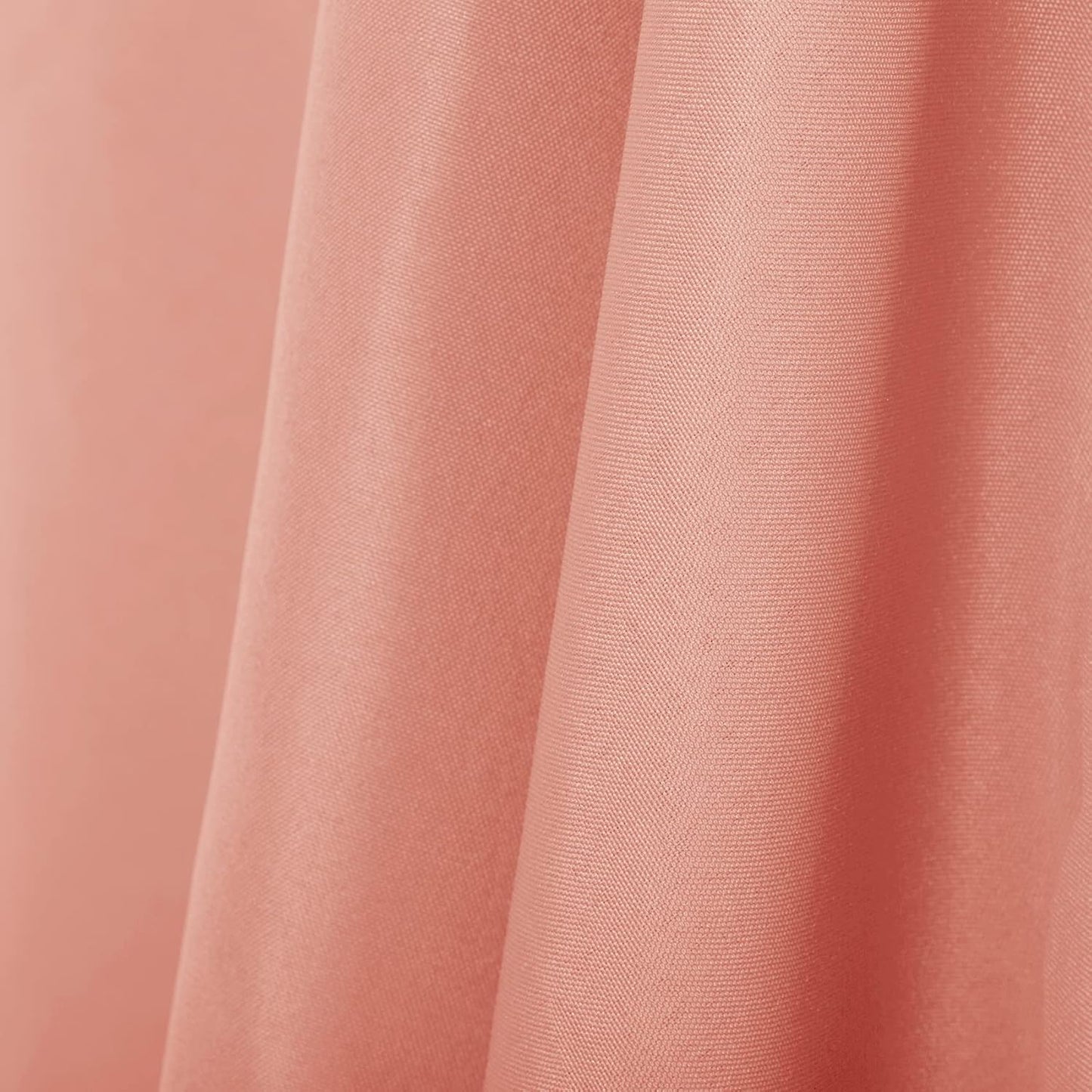 Ascoza 2pack 60x120 Inch Dusty Pink Rectangular Tablecloth 6 Feet Table Cloth in Polyester Fabric for Wedding/Banquet/Restaurant/Parties