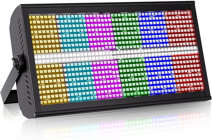 Led Wall Washer Light,200W Stage Lighting Bar Dj Light Bar Party Lights DJ Disco Lights Professional DMX Control Auto Play Sound Activated Strobe Lighting for Parties Church Wedding Club