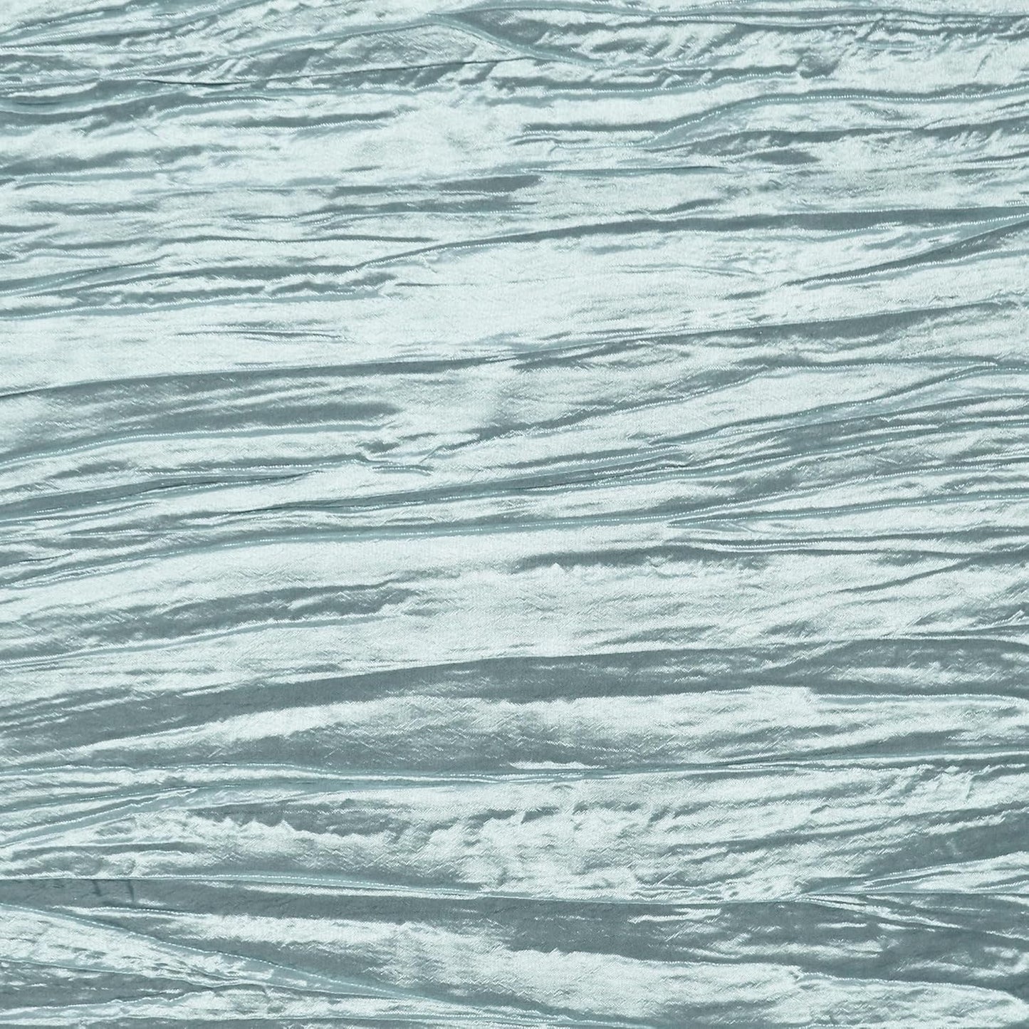 YOUR CHAIR COVERS - 90 x 132 inch Rectangular Crinkle Taffeta Tablecloth - Dusty Blue, Rectangle Table Linens for 6 ft Rectangular Tables, Wedding Crushed Table Cloth
