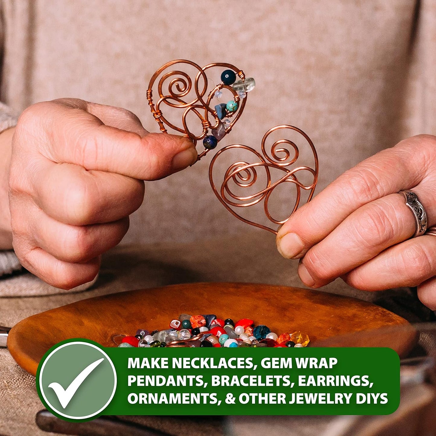 Mandala Crafts 8 Gauge Anodized Aluminum Craft Wire for Jewelry Making - 32 FT Colored Flexible Kelly Green Wire - Bendable for Bonsai Armature Crafting Sculpting
