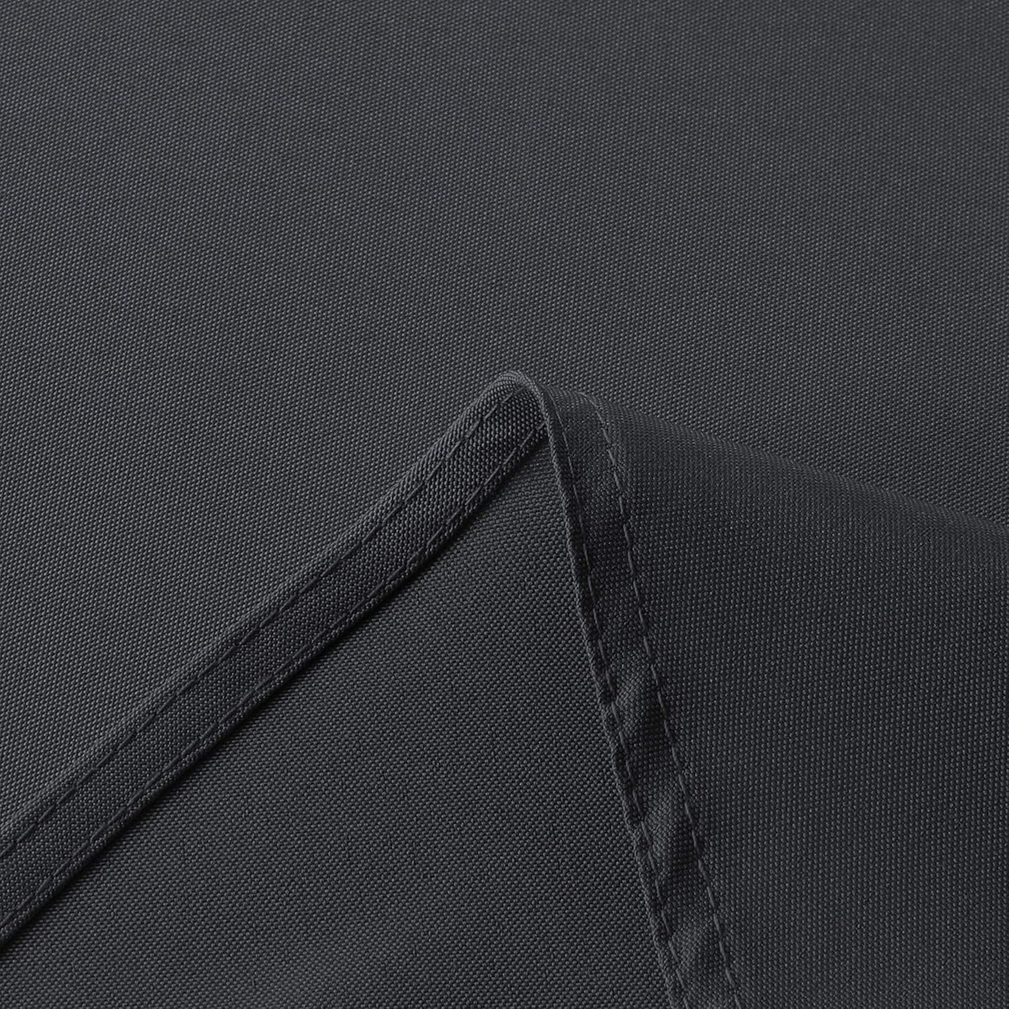 sancua Round Tablecloth - 120 Inch - Water Resistant Spill Proof Washable Polyester Table Cloth Decorative Fabric Table Cover for Dining Tables, Buffet Parties and Camping, Grey