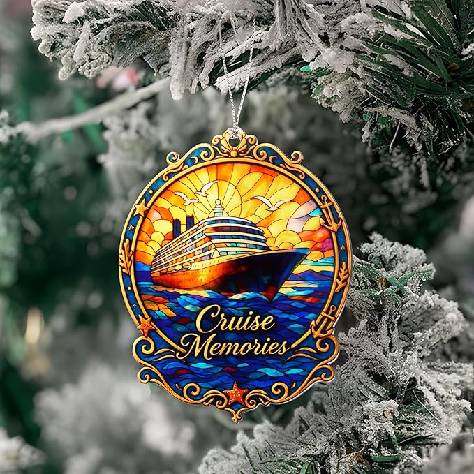 Cruise Ornament 2025 - Cruise Christmas Ornaments - Cruise Gifts - Christmas Ornament - Christmas Ornaments - Ornament