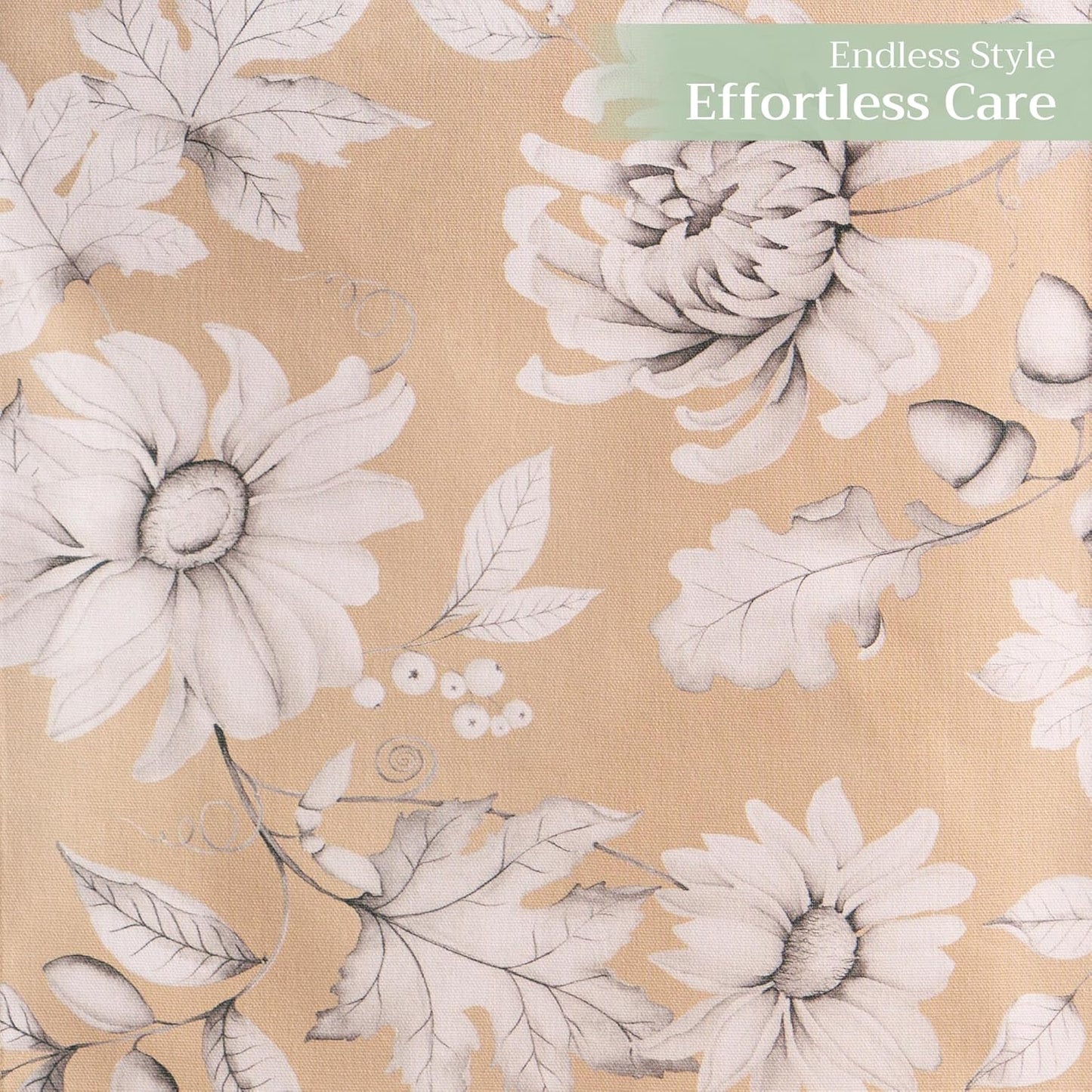 Maison d' Hermine Table Runner 100% Cotton Single Layer Table Runners 72 inches Long for Thanksgiving Christmas Decorations Home Kitchen Dining Party Wedding (Pretty Autumn, 14.5" x 72")