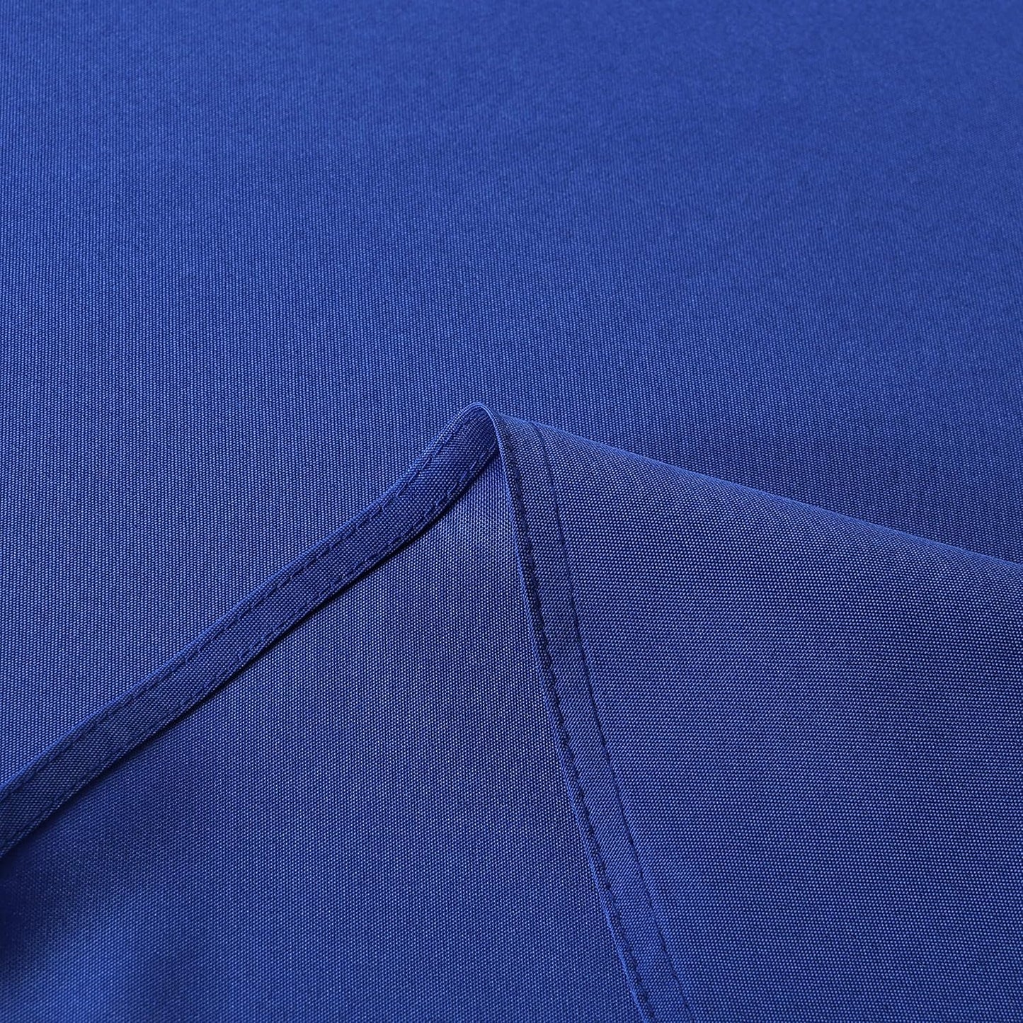 sancua Round Tablecloth - 70 Inch - Water Resistant Spill Proof Washable Polyester Table Cloth Decorative Fabric Table Cover for Dining Tables, Buffet Parties and Camping, Blue