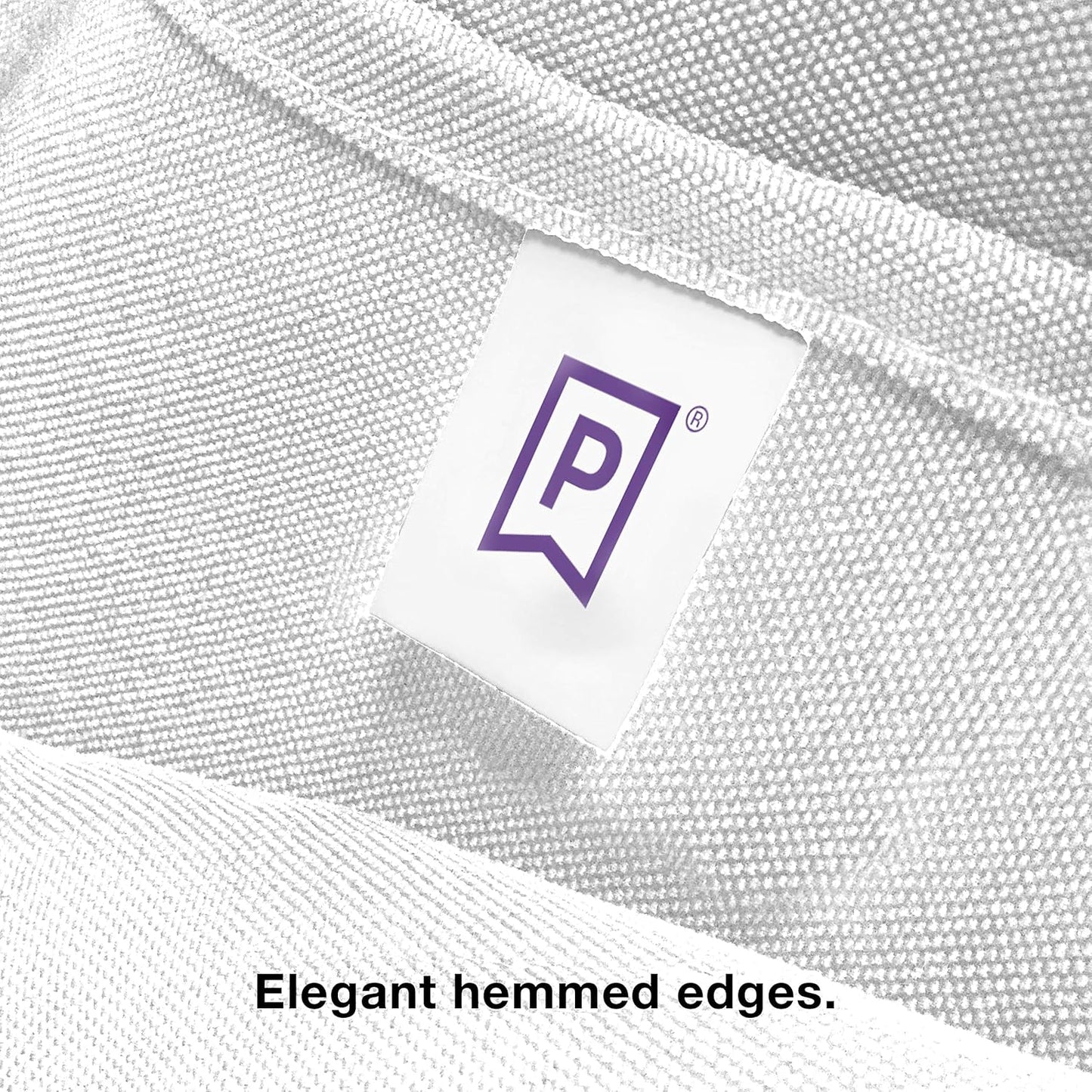 Gee Di Moda Square Tablecloth - 70 x 70 Inch White Table Cloth for Medium Square or Round Tables - Heavy Duty Washable Fabric - for Buffet Table, Holiday Party, Dinner, Wedding & Baby Shower