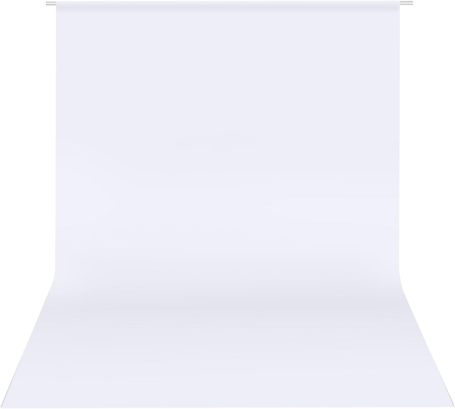 HEMMOTOP White Photography Backdrop, 10x8 ft White Photo Backdrops Background Curtain for Photoshoot, Video Recording, Photographic Studio, Picture, Party, Photos, Product (Backdrop only)