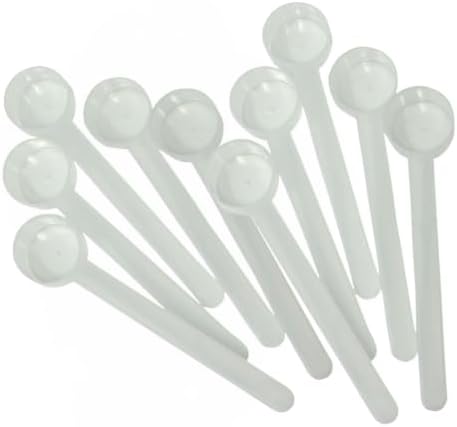 9 mL (9 CC) Long Handle Scoop for Measuring Coffee, Pet Food, Grains, Protein, Spices and Other Dry Goods (Pack of 10)