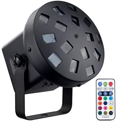 DragonX RGB Mushroom Disco Ball Light | DJ Party Lights with Strobe Effect & Remote | Music Sync LED Stage Lighting for Parties, Weddings, Clubs, Kids & Outdoor Disco Ball Decor