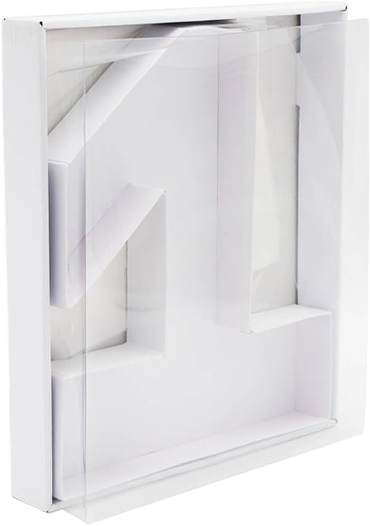 12" Fillable Cardboard Number Charcuterie Gift Cupcake Box With Cover Sweets Packaging (1)