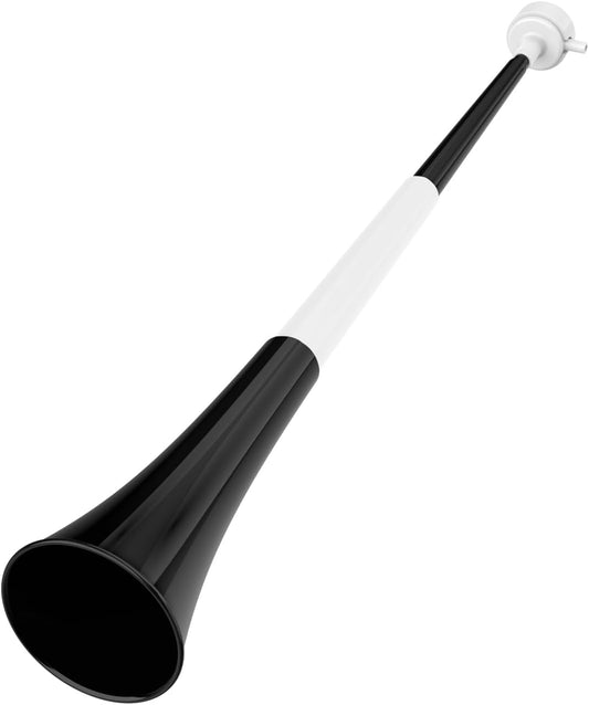 Collapsible Stadium Horn Noise Maker 24 Inch Vuvuzela Stadium Horn Plastic Trumpet Horn Blow Horns Noisemakers for Sporting Events Graduation Games School Sports Party Supplies Favors Accessories