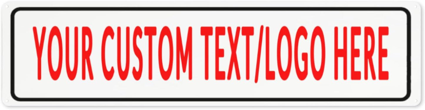 Custom Sign Personalized Custom Metal Sign, Customize For Office, Business, Workplace, Office, Home, Delivery Signs 4x16