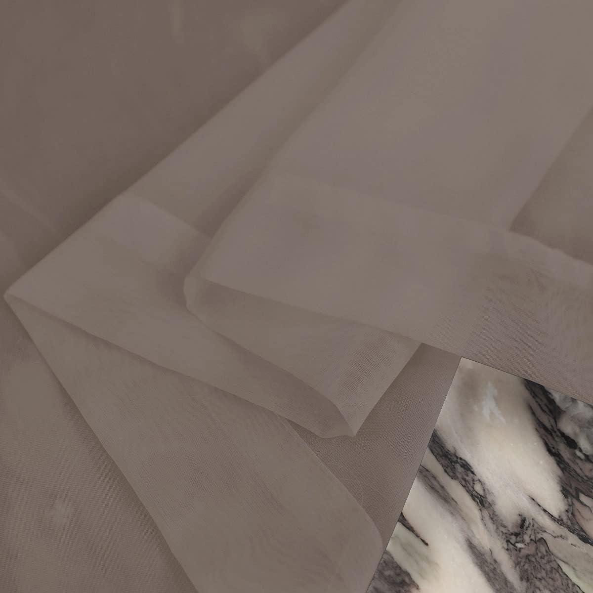 Window Light Grey Sheer Curtains 48 Inches Width 45 Inches Long 2 Panels Sheer Curtain Clear Curtains Basic Rod Pocket Panel for Home Living Room Bedroom Kids Room Yard Patio Parlor Sliding