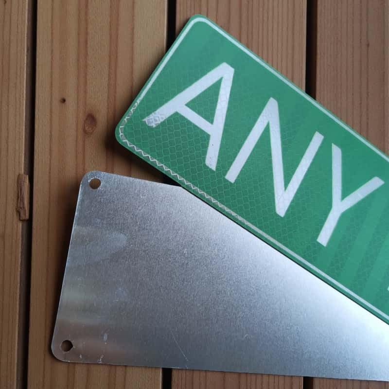 Custom Signs Outdoor Metal, Personalized Street Sign for Home Bar Wall Decor, 6x24 Inches, Indoor/Outdoor Use, Arrow Signs, Fade Resistant .040 Aluminum