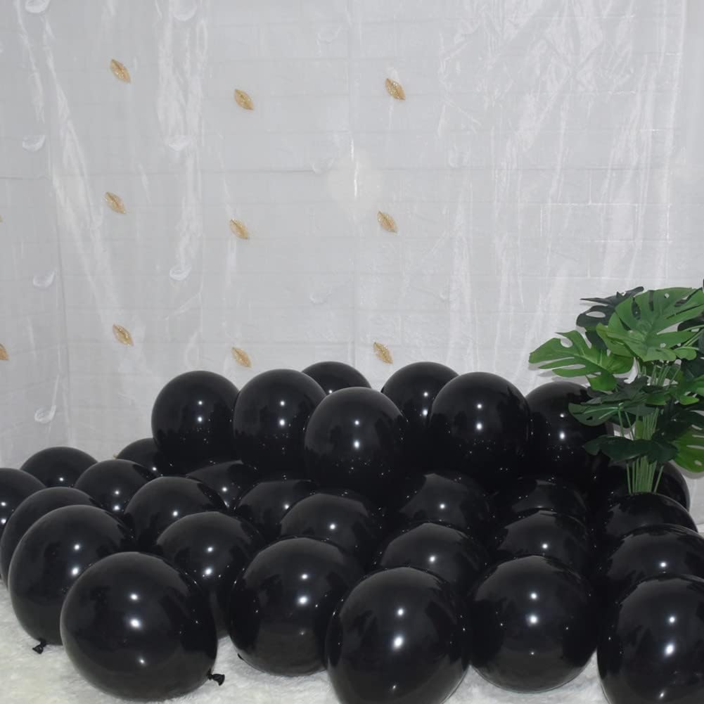 400 Pack Black Balloons, 5 Inch Black Latex Balloons Helium Balloons Party Decorations Supplies