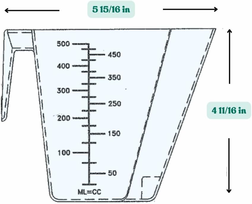 2 Cup (1 Pint | 16 Oz. | 500 mL) Scoop for Measuring Coffee, Pet Food, Grains, Protein, Spices and Other Dry Goods (Pack of 25)