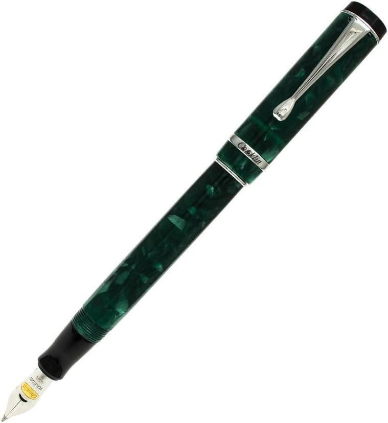 Conklin Duragraph Fountain Pen Forest Green - Medium Nib, Timeless Luxury for Professional Writing, Premium Craftsmanship
