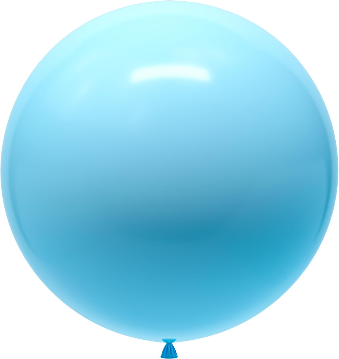 Giant Balloons 36 inch, 4pcs Jumbo Large Latex Pastel Blue Balloons for Birthday Baby Shower Party Decorations.